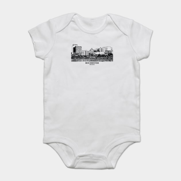 Rochester - Minnesota Baby Bodysuit by Lakeric